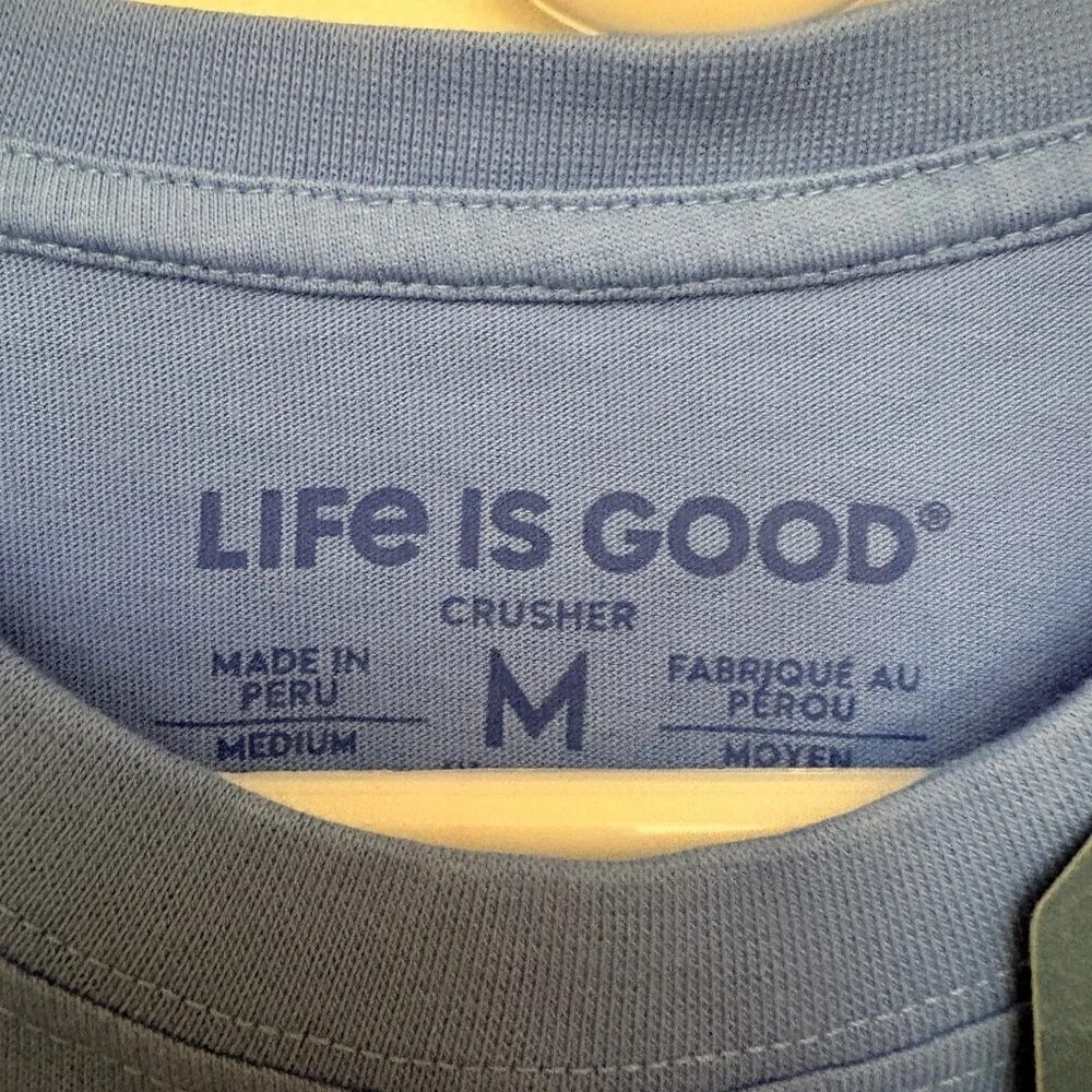Life Is Good Light Blue Graphic Tee - Picture 2 of 3